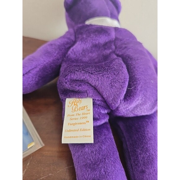 Holy Bears "Forgiveness" Plush Unlimited Edition 1999 From The Heart Series - Picture 4 of 5